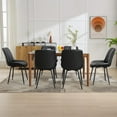 thumbnail image 3 of Dining Chairs Set of 2, Modern Dining Room Chairs Comfy Backrest Thick Upholstered Kitchen Chairs,Comfortable Mid Century Modern Chair With Metal Legs, Upholstered Side Chair for Livingroom, 3 of 9