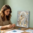 thumbnail image 4 of Christmas Nativity Pearl Painting Kit 5D DIY Diamond Art with Angels Holy Family Scene for Wall Holiday Decor, 4 of 6