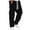 Z66-Black, variant on Travel Pants Men Wide Leg Stretchy Cropped Pants Athletic Outdoor Sports Baggy Sweatpants