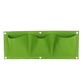 thumbnail image 4 of WHAMVOX Garden Bags Vertical Wall-mounted Plant Bag Felt Planting Bag 59.5*22.2*0.1cm, 4 of 8