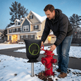 thumbnail image 3 of ZHZFKQ 2026 New Outdoor Faucet Covers for Winter,13" W X 25" H Outside Yard Hydrant Protector Socks Winter,Insulated Hose Bib Protector Cover,Spigot Pipe Cover Freeze Protection - Black, 3 of 7