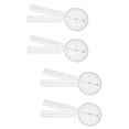 thumbnail image 6 of Raindrops 4 Pcs  Goniometer Protractor for Measurement Angle Protractor Ruler Plastic Angle Measuring Tool, 6 of 8