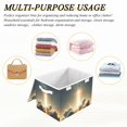 thumbnail image 7 of Rocket Launching Storage Basket Foldable Laundry Basket Shelf Kids Toy Storage Container Organizer with Handles, 7 of 7
