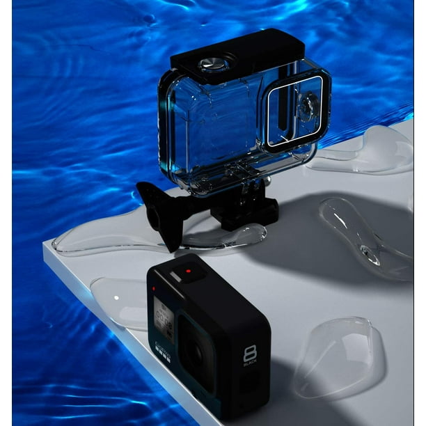 Waterproof Housing Case for GoPro Hero 8 Action Camera Protective Shell  with Bracket 