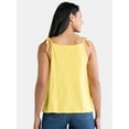 thumbnail image 3 of Time and Tru Women's Cotton Crochet Tank Top, Sizes XS-XXXL, 3 of 5