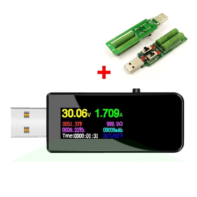 10/13 in 1 USB Tester Current Voltage Indicator Electric Ammeter Power Meter Charge DC Digital Multimeter Voltmeter Wattmeter ,Wide Application