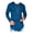 Blue, variant on Men Autumn Solid Color O Neck Long Sleeve Cotton Thin T-shirt Bottoming Top