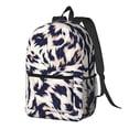 thumbnail image 3 of 17in Backpack With Pocket Adjustable Shoulder Strap Large Capacity Zipper Opening And Closing Double Pull Head Zipper For Work Travel Sports Animal Print Style Aliceblue_1, 3 of 8