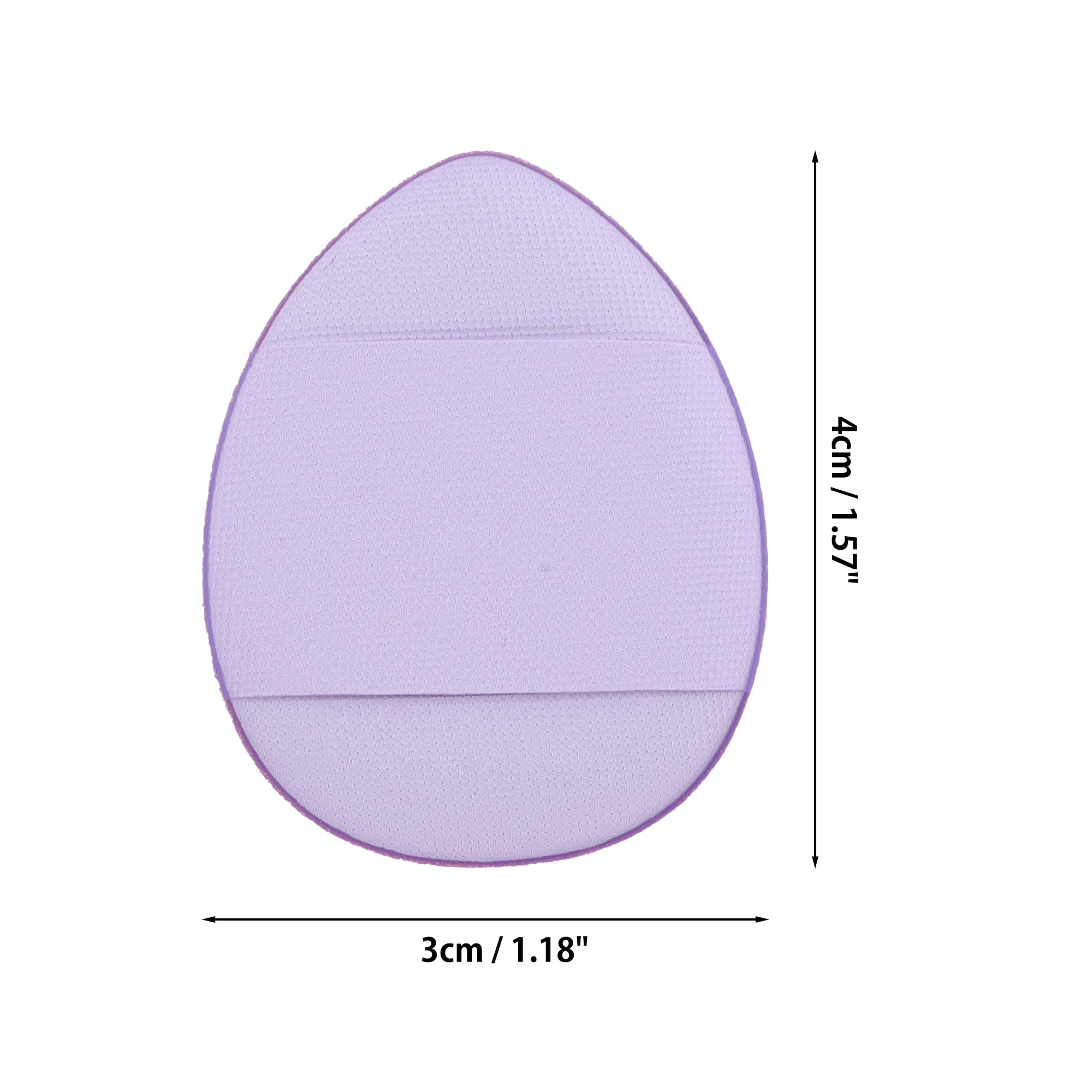 Unique Bargains 5Pcs Portable Mini Face Makeup Sponge for Bedrooms Travel Use Light Purple