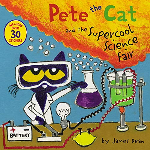 Pre-Owned Pete the Cat and the Supercool Science Fair: Includes Over 30 Stickers! [With Stickers] (Paperback) 0062868357 9780062868350