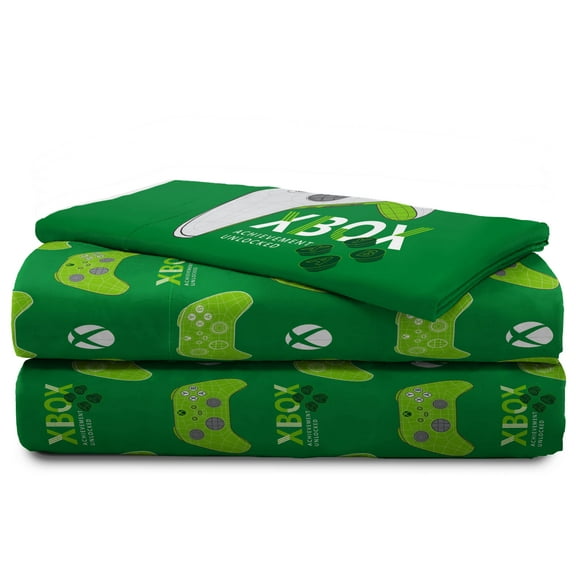 XBOX 3D Hardware Kids 3-Piece Twin Sized Sheet Set, Multicolor