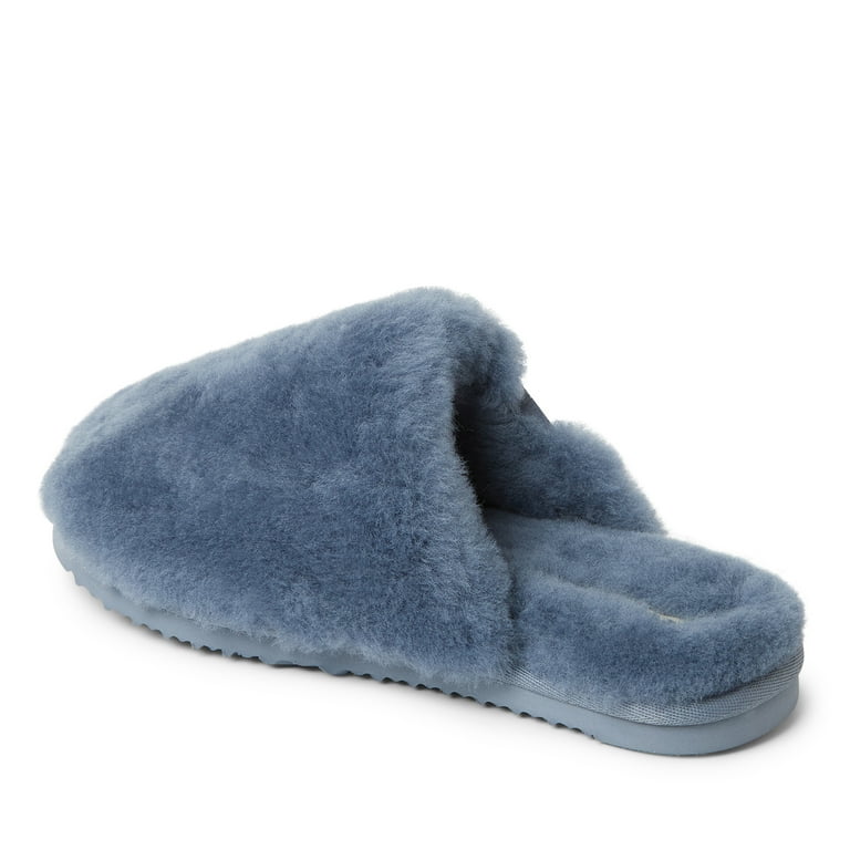 Fireside By Dearfoams Women s Shelly Beach Genuine Shearling Scuff Slippers