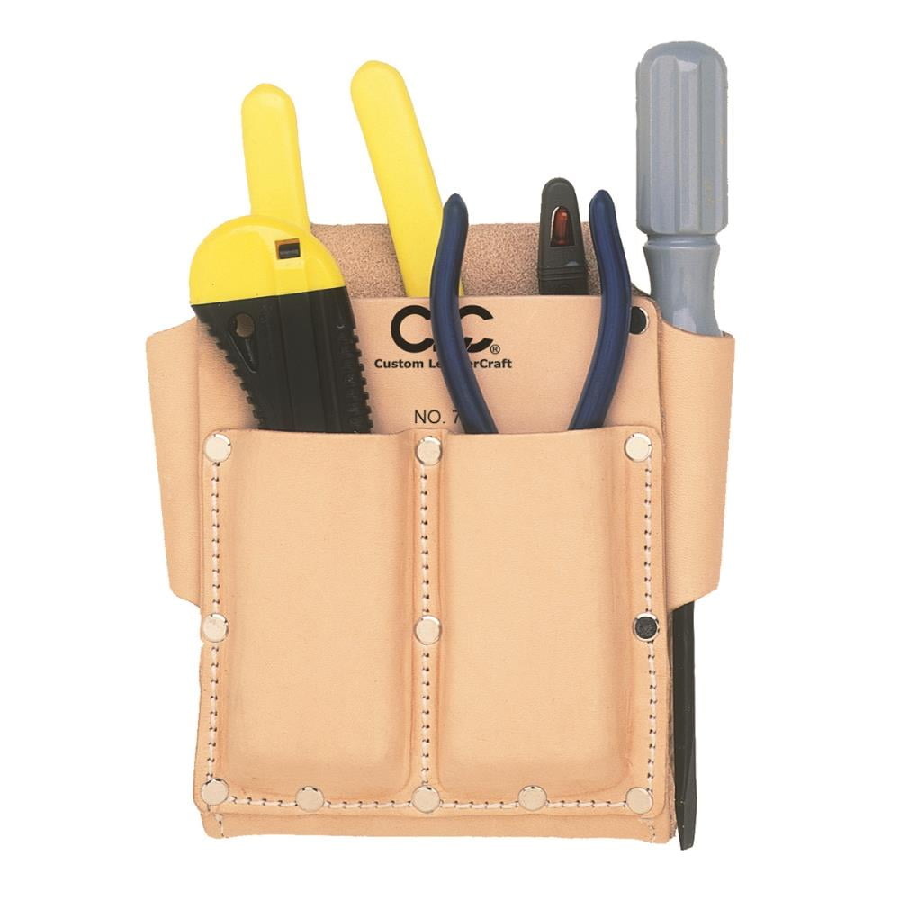 CLC 700 5 Pocket Tool Pouch w/ Large Main Pocket, Leather