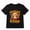 Black-39, variant on Thanksgiving T-Shirt, Cute Bow Turkey Face Graphic Shirt