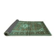 thumbnail image 2 of Ahgly Company Indoor Rectangle Persian Turquoise Blue Traditional Area Rugs, 8' x 10', 2 of 4