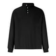thumbnail image 2 of Kiplyki Wholesale Men's Baggy Solid Cotton Linen Long Sleeve Button Pocket Plus Size T Shirts, 2 of 6