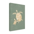 thumbnail image 4 of Trademark Fine Art Sarah Manovski  Gold Sage Green Turtles Canvas Wall Art, 4 of 4