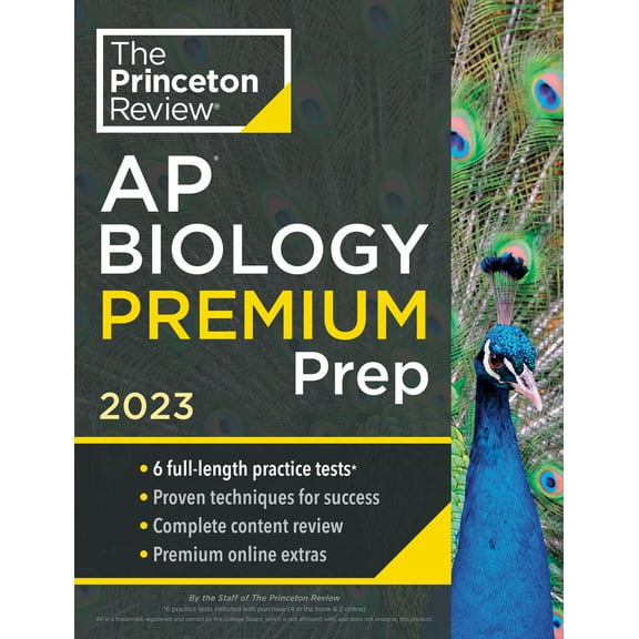 Pre-Owned Princeton Review AP Biology Premium Prep, 2023: 6 Practice Tests   Complete Content Review   Strategies & Techniques (Paperback) 0593450655 9780593450659
