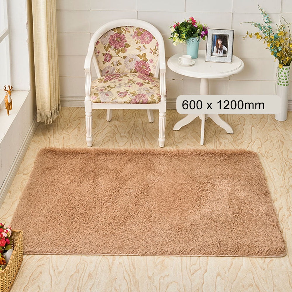 Ultra Soft Fluffy Rug Rectangle Shape Carpet Area Rugs Floor Mat for