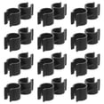 thumbnail image 5 of WEUVEB Black Plastic Double Pipe Clamps, 12 Pieces, Design for Secure Pipe Fastening and Versatile Use, 5 of 8
