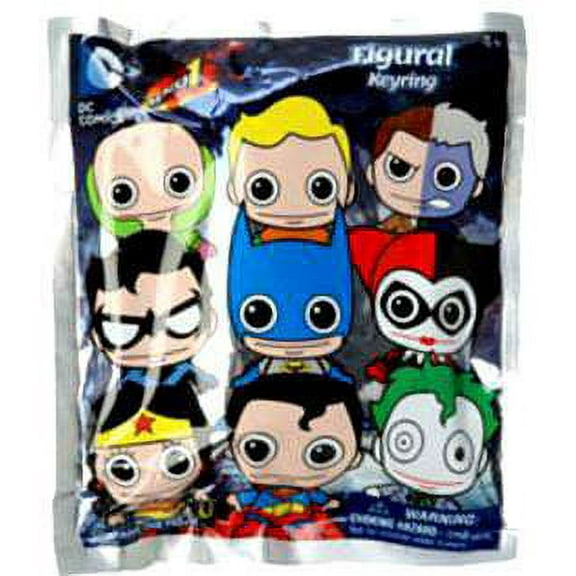 3D Figural Keychains DC Series 1 Mini Figure Keyring Mystery Pack