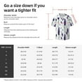 thumbnail image 5 of Fuzoiu Lavender Flowers Print Men's Casual Short,Men's Short Sleeve Shirt,Mens Casual Button Down Shirts,Cuban Collar Summer Shirt for Beach, Vacation, and Outdoor Activities-Large, 5 of 5