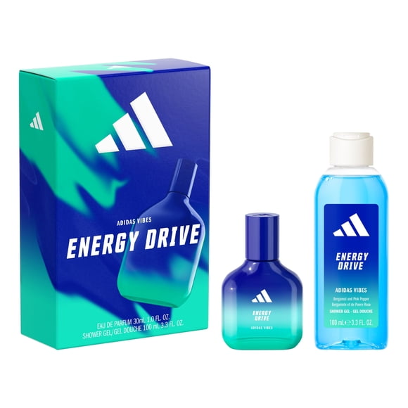 Set de Regalo Perfume adidas Vibes Energy Drive EDP 30 mL + 100 mL