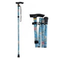 thumbnail image 2 of GASTROPOD 2026 New Aluminum Alloy 4/3 Adjustable Elderly Cane Lightweight Absorbing Straight/Crooked Handle Hiking Stick Walking Staff for Trekking for Walking,Hiking,Trekking,Outdoor,Travel, 2 of 6