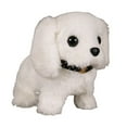 thumbnail image 2 of Almencla Interactive Electronic Puppy Plush Toy Companion Plush Animal Interaction Gift Realistic Electronic Pet for Kids Holiday Gift , White, 2 of 8