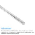 thumbnail image 4 of Fully Threaded Rod M5 x 250mm 0.8mm Pitch 304 Stainless Steel Right Hands 4pcs, 4 of 6
