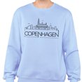 thumbnail image 2 of Skyline Copenhagen Denmark Sweatshirt Unisex Large Light Blue, 2 of 5