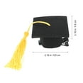 thumbnail image 6 of Yongwei Yellow Doctoral Cap with Tassel for Grad Party, 6 of 10