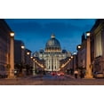 thumbnail image 2 of Magnificent Evening St Peter's Wall Mural by Wallmonkeys Peel and Stick Graphic (36 in W x 23 in H) WM301739, 2 of 4