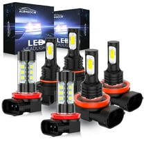 For Ford EcoSport 2018 2019 2020 LED Headlight 9005 H11 H11 Kit Super Bright Bulbs, Cool White High Power Lamps, High Low Beam   Fog Light, 40W 4000LM 6000K, Easy Install