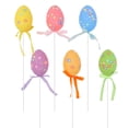 thumbnail image 2 of Ympkerial Easter Floral Picks Set of 6 Glitter Egg Twig Stems for Spring Centerpiece Arrangements with Colorful Artificial Eggs and Decorative Branches, 2 of 9