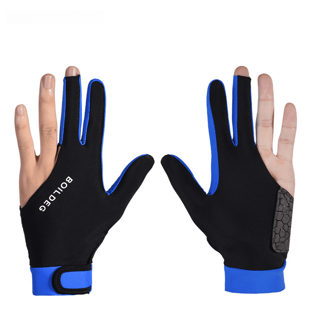 Guantes de billar de silicona antideslizantes resistentes al desgaste guantes de billar profesionales de un solo dedo