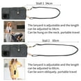 thumbnail image 5 of for Samsung Galaxy S20 Ultra Wallet Case, Crossbody Phone Purse with Card Holder for Women, Zipper PU Leather Carrying Cover Gift with Shoulder Strap Kickstand Anti-drop for S20 Ultra - Black, 5 of 10
