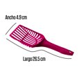 thumbnail image 3 of Pala Para Arenero Gato Marca Moderna Moderna Products Handy Hot Pink, 3 of 3