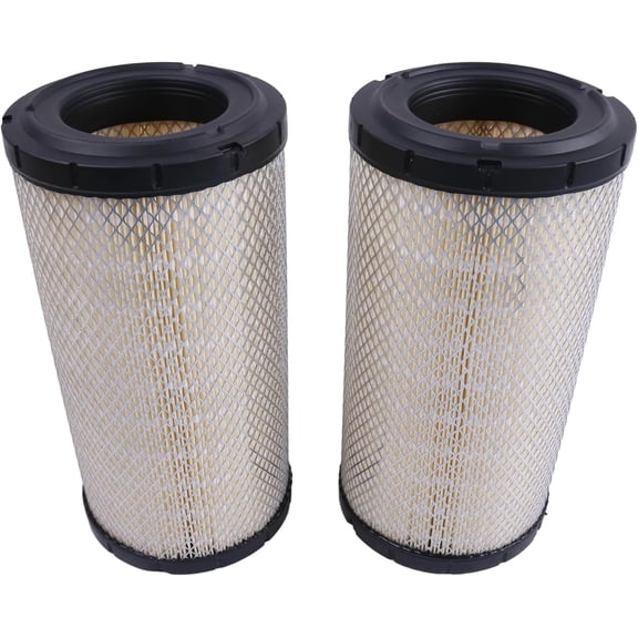IEQFUE 2PCS Air Filter 59700-26112 59700-26116 Compatible with Kubota M8200 M8200N M8540 M9000 M9540 V2607 V3307 V3800 Tractor