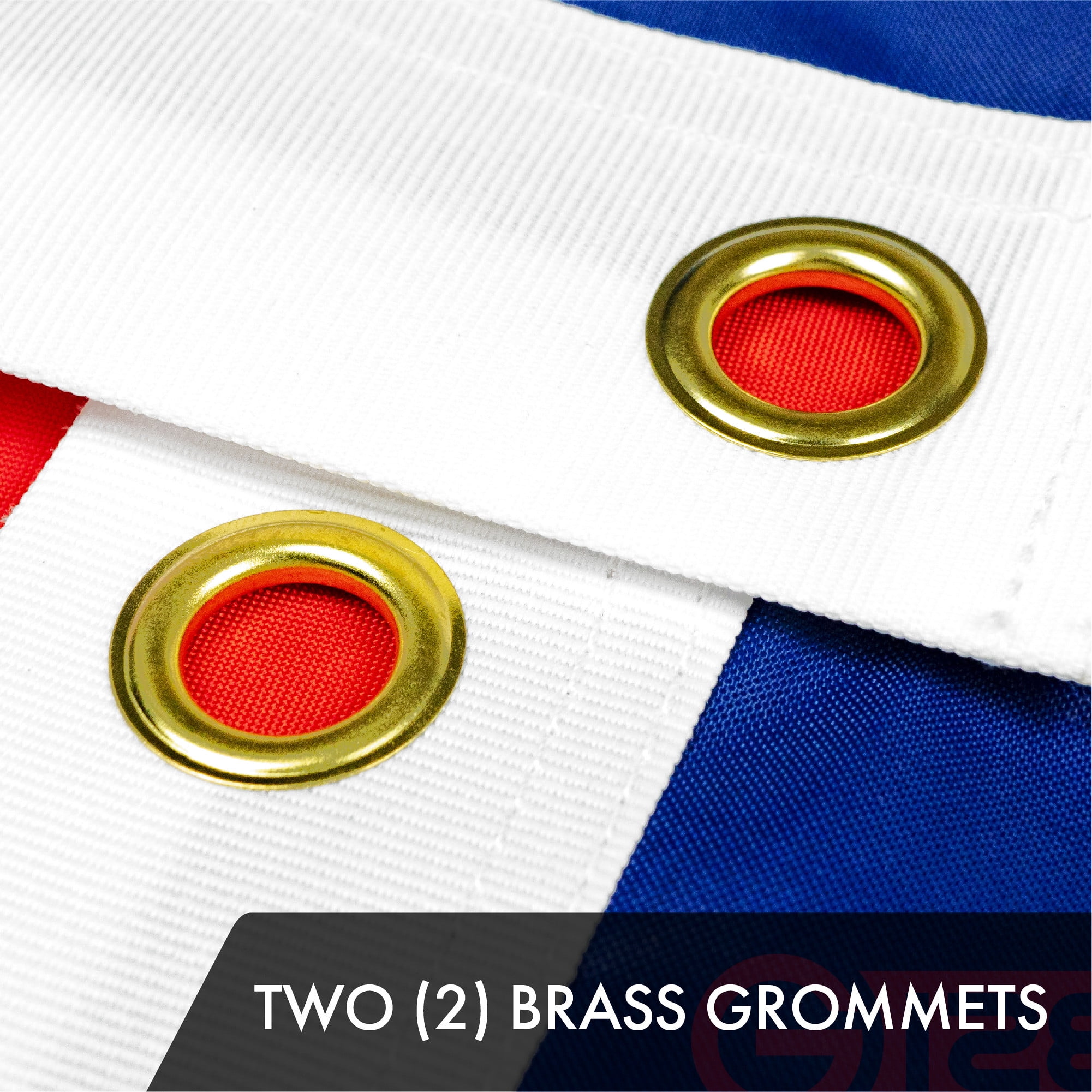 G128 Combo Pack: American USA Flag 4x6 Ft & Colorado CO State Flag 4x6 Ft | Both ToughWeave Series Embroidered Polyester, Embroidered Design, Indoor/Outdoor, Brass Grommets