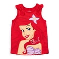 thumbnail image 5 of Disney The Little Mermaid Baby Girls' Sleeveless 2-Piece Tank Top and Shorts Set Red Purple Ariel, 5 of 6