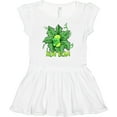 thumbnail image 3 of Inktastic New Bean Cute Sleeping Bean in Leaves and Vines Girls Baby Dress, 3 of 5