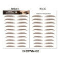 thumbnail image 1 of Dvkptbk Eyebrow patch Simulated Waterproofed Eyebrow Stickers Eyebrow Tattooed Stickers Environmentally Friendly Lazy Eyebrow Patches, 1 of 2