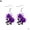 A, variant on Romantic 2D Flat Rose Forest Flower Earrings Retro Art Style Earrings Y8Y9 V3L0