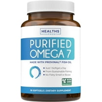 Healths Harmony Purified Omega 7 Provinal Peruvian Anchovy Fish Oil Supplement, 30 Softgels