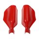 thumbnail image 3 of 2 protectores de manos para motocicleta de 20 mm para manillar de motocicleta, protección para las manos, reparación de viento. Rojo, 3 of 9