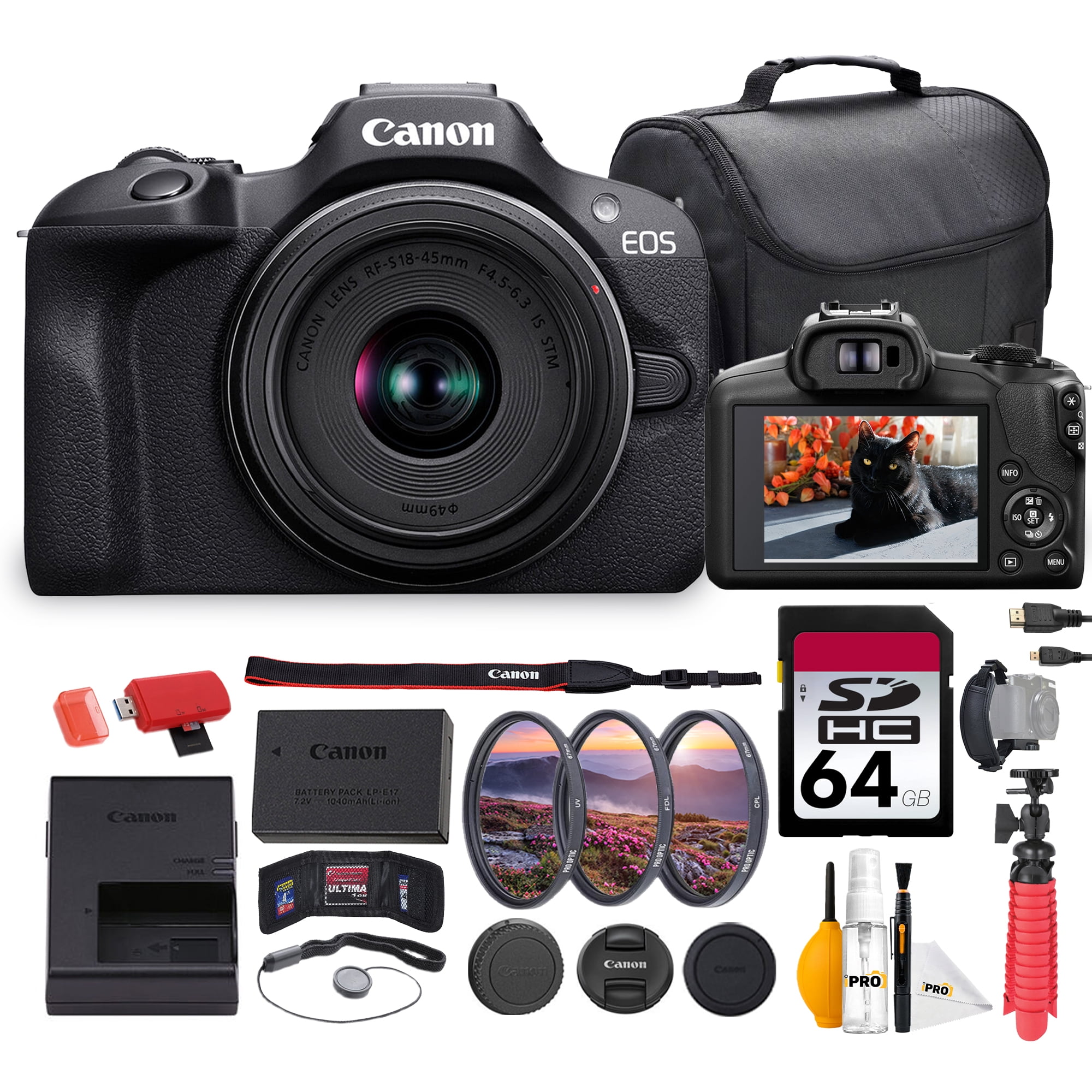 Canon EOS M200 Camera: 15-45mm Lens, 4K Video, Wi-Fi & Bluetooth