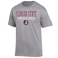 thumbnail image 2 of Men's Champion  Gray Florida State Seminoles Track & Field Stack T-Shirt, 2 of 3