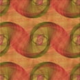 thumbnail image 1 of Ahgly Tapis de Zone Carré Orange Transitionnel Lavable en Machine, 4 Pieds Carré, 1 of 7