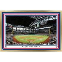 MLB Texas Rangers - Globe Life Field 22 Wall Poster, 14.725" x 22.375" Framed